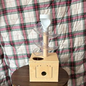 Lovevery Slide and Sleek Ball Drop Toy with Four Colorful Balls